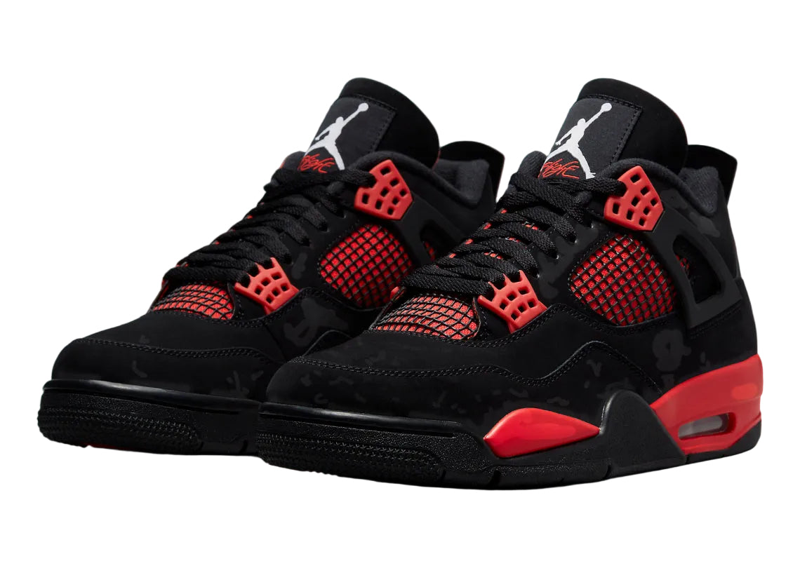 - JORDAN 4 RETRO - THUNDER RED 🐦🔥