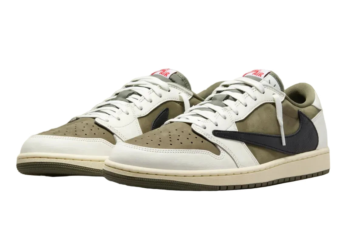 - JORDAN 1 RETRO LOW OG SP TRAVIS SCOTT MEDIUM OLIVE 🫒