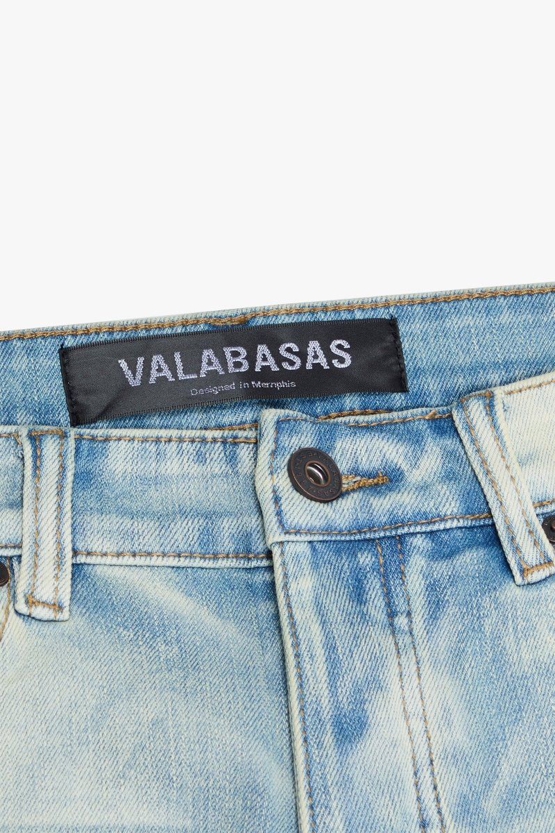 - VALABASAS Light Wash Skinny Jeans
