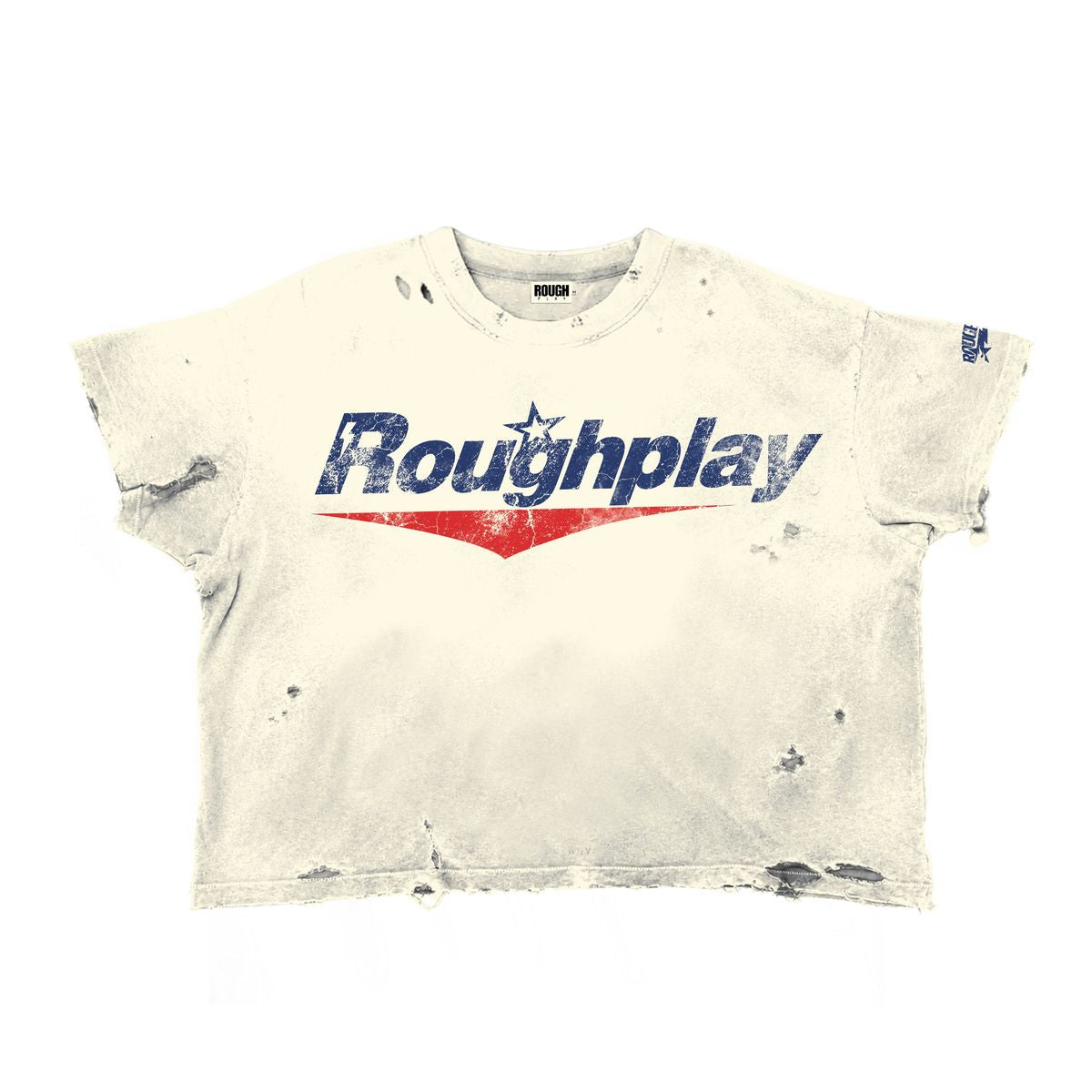 - ROUGPLAY TEE TAN/RED/NAVY