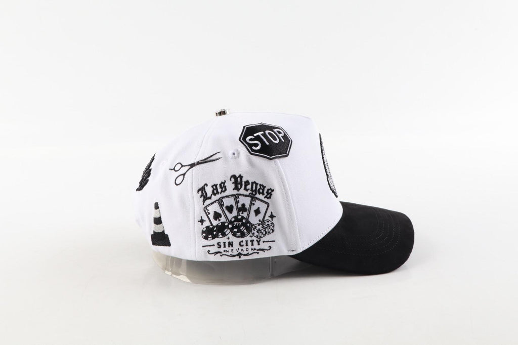 - HARMONY HAT X VQZ CAPS WHITE