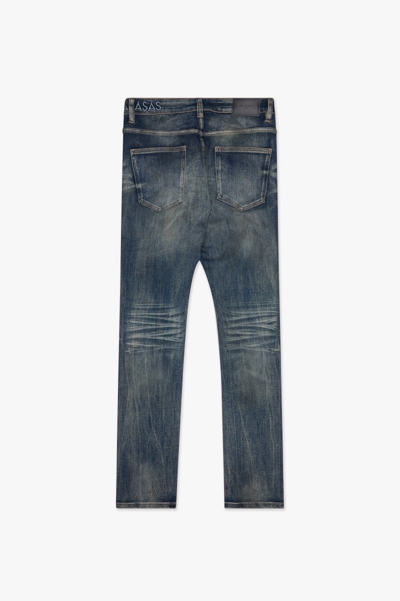 - VALABASAS Dirty Dark Blue Wash Skinny Jeans