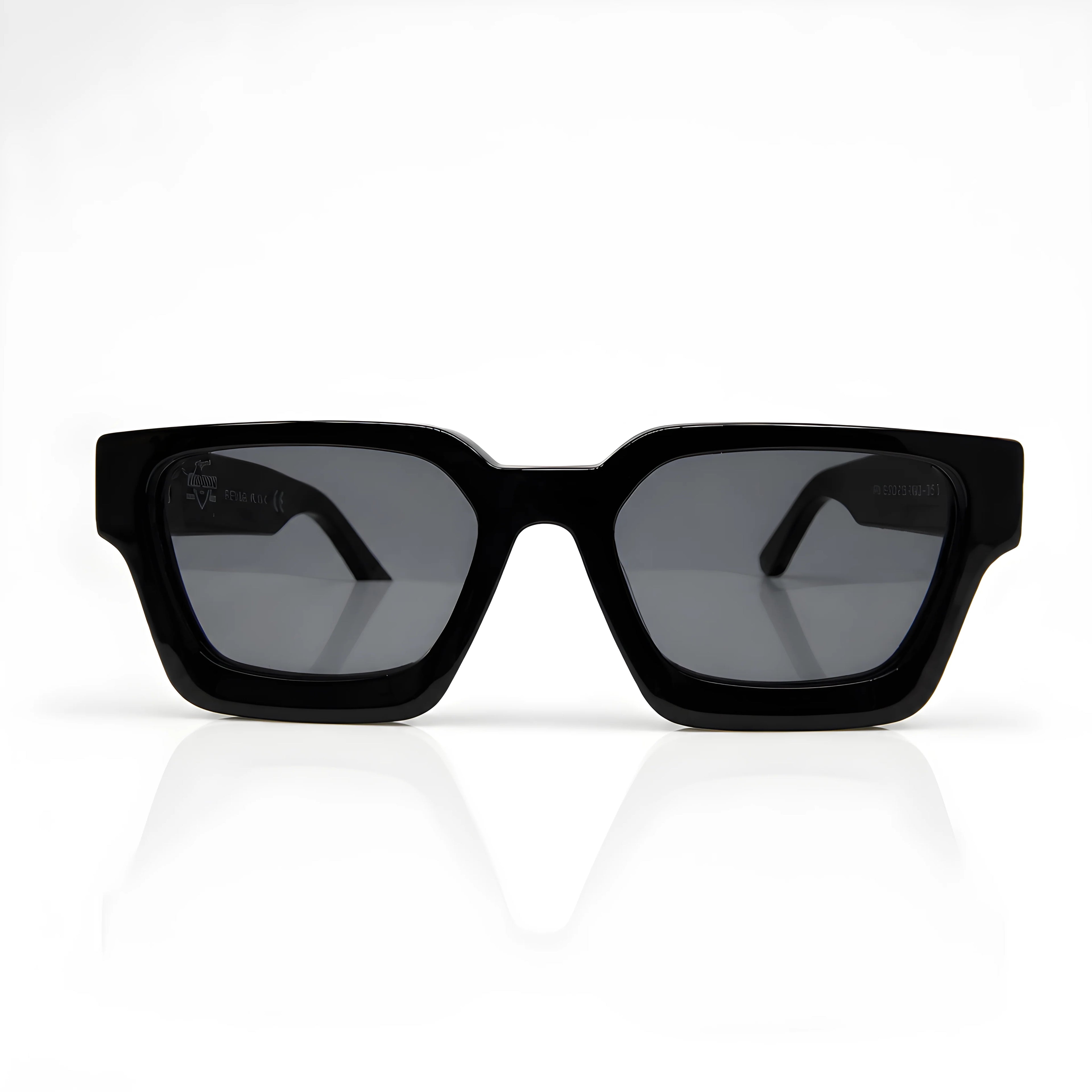 Verified Clash Square Sunglasses Black/silver