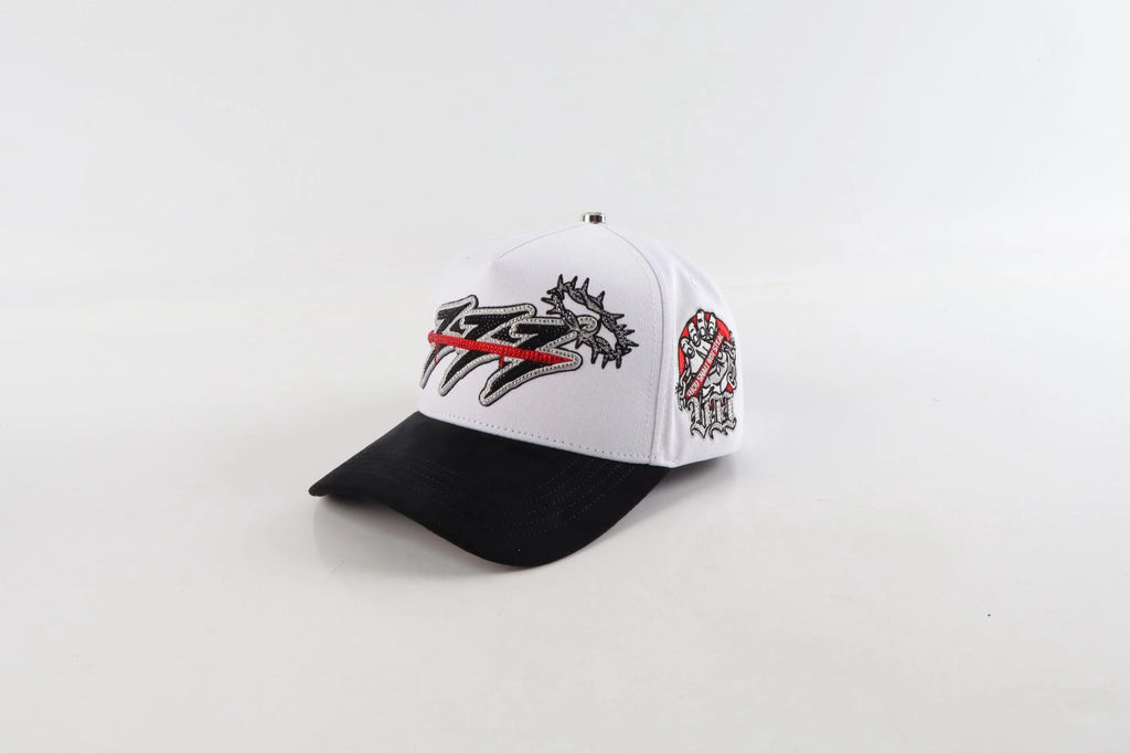 - 333 DESERTED X VQZ CAPS - WHITE  🖤❤️🤍