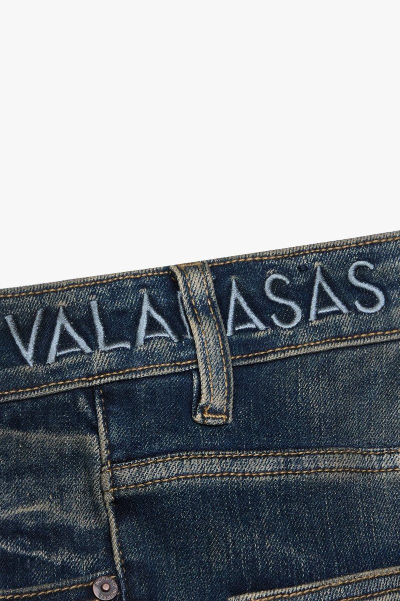 - VALABASAS Dirty Dark Blue Wash Skinny Jeans