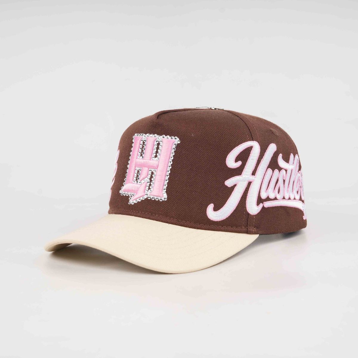 - LH CAP Brown/ Pink