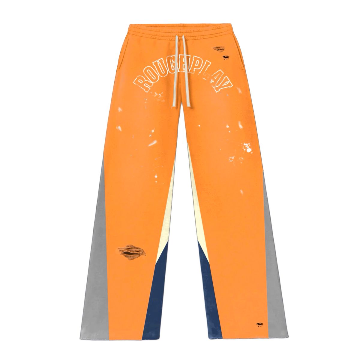 - ROUGPLAY SWEATPANTS ORANGE/ BLUE