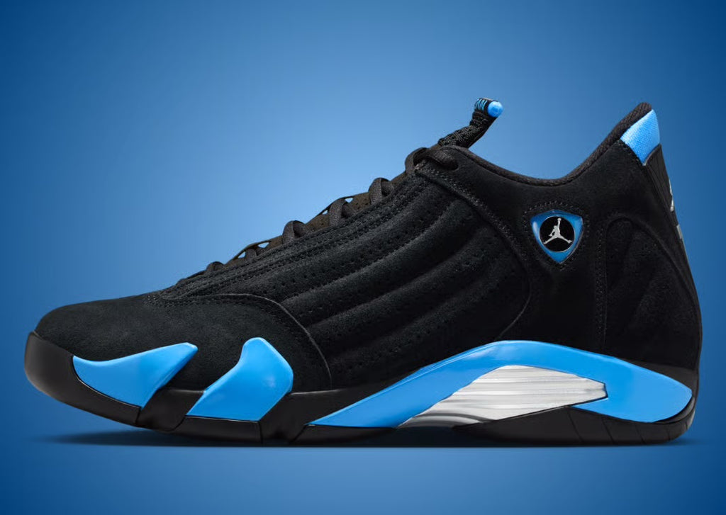 JORDAN 14 RETRO - BLACK UNIVERSITY BLUE 💙🥶