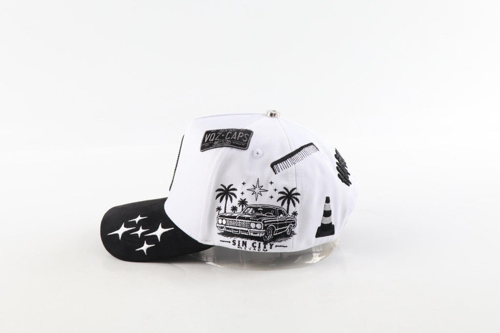 - HARMONY HAT X VQZ CAPS WHITE