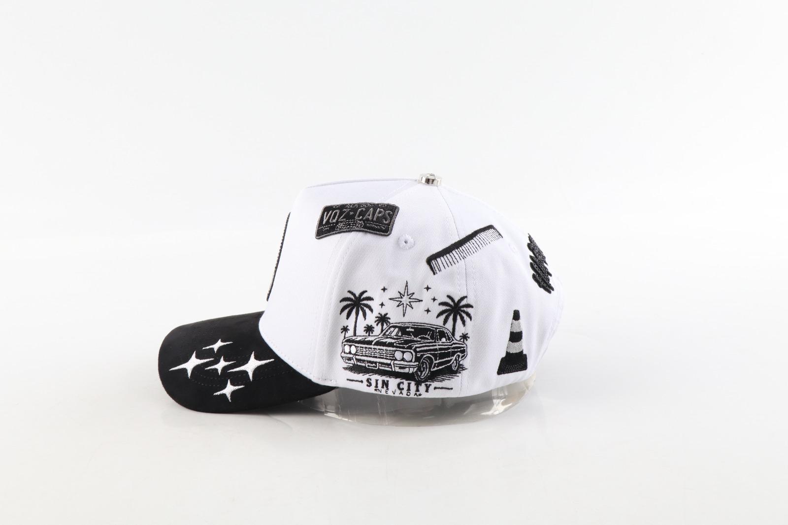 - HARMONY HAT X VQZ CAPS WHITE