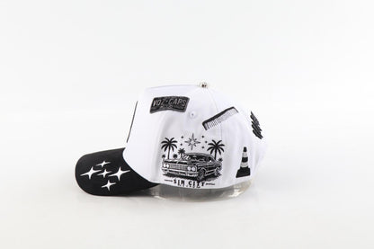 - HARMONY HAT X VQZ CAPS WHITE