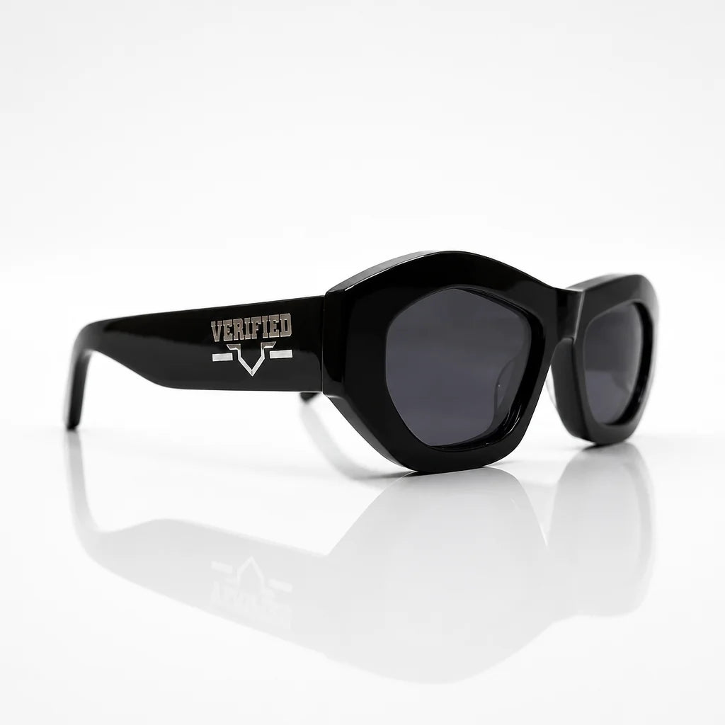 VERIFIED WOMEN SUNGLASSES BLACK / silver