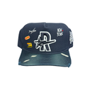 - ROUGPLAY NAVY/WHITE NYC SNAPBACK