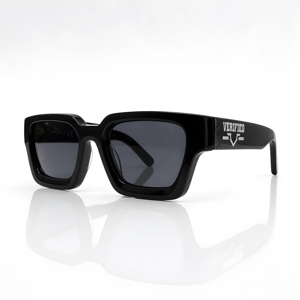 Verified Clash Square Sunglasses Black/silver