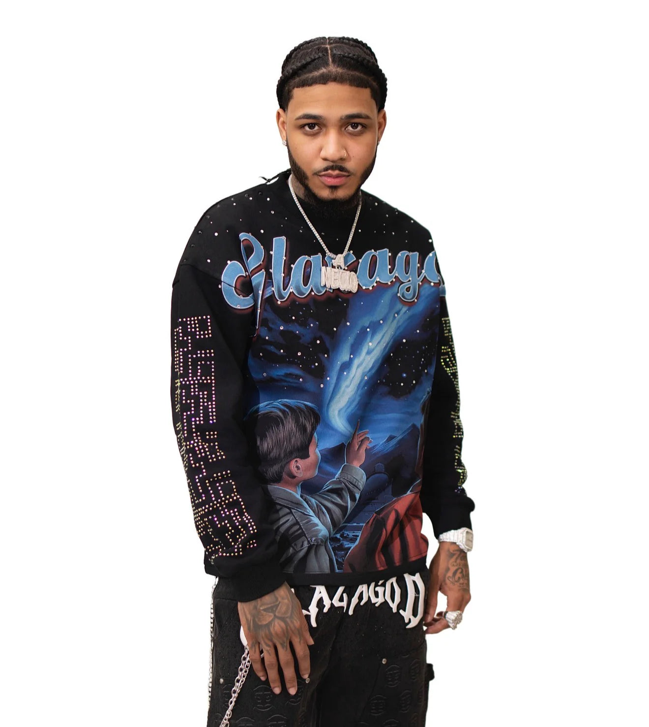 Glaza god -SKY - Long Sleeve-