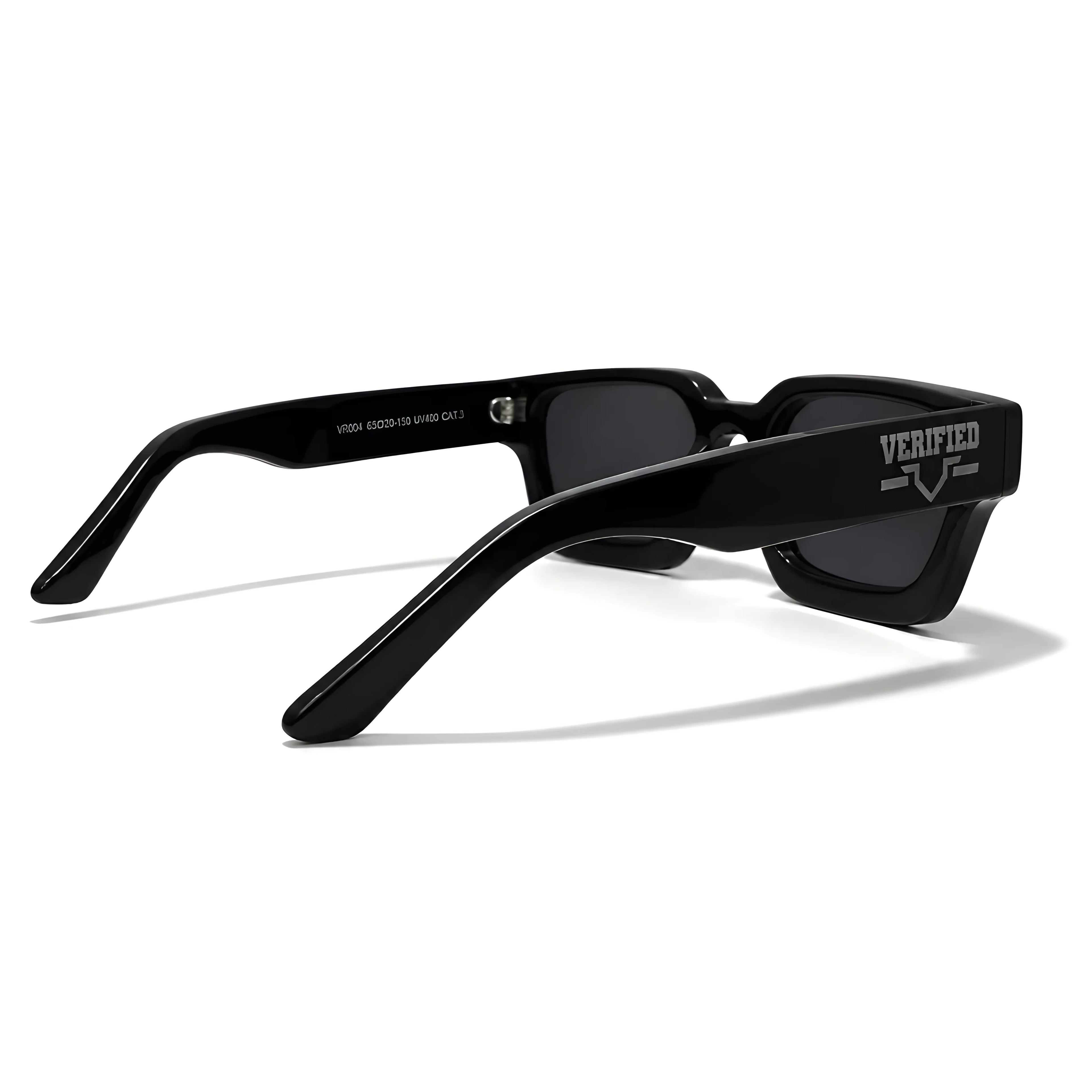 Verified Clash Square Sunglasses Black/silver
