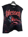 - t shirts “star blessed” red black 🖤❤️