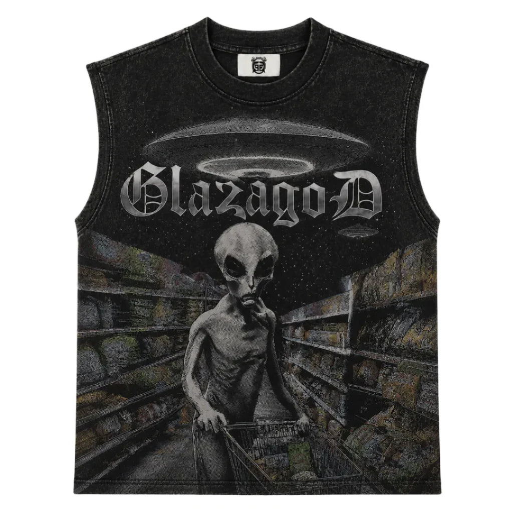 - GLAZA GOD TEE - ALIEN 👽