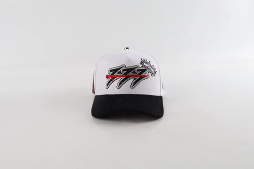 - 333 DESERTED X VQZ CAPS - WHITE  🖤❤️🤍