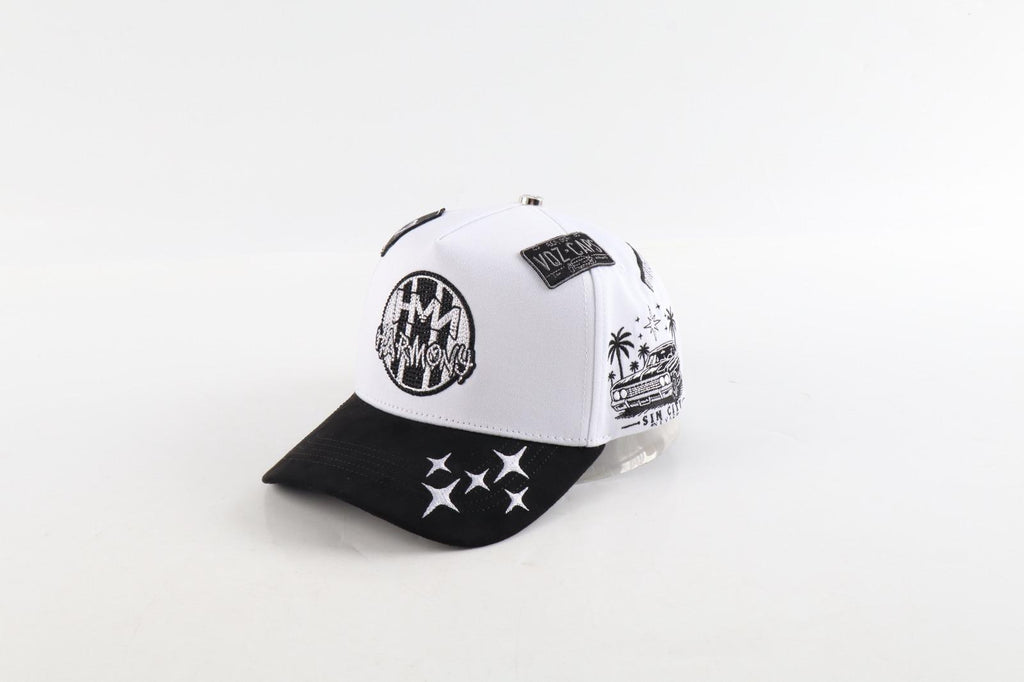 - HARMONY HAT X VQZ CAPS WHITE