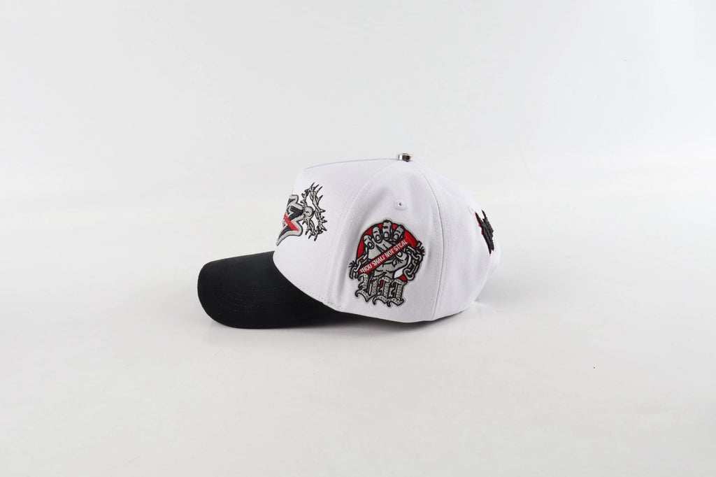 - 333 DESERTED X VQZ CAPS - WHITE  🖤❤️🤍