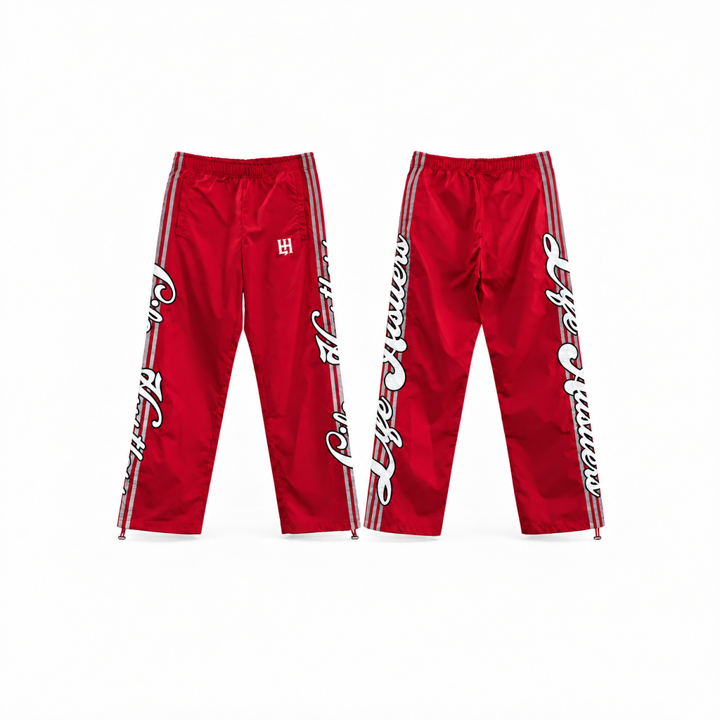 - LH TRACK PANTS RED