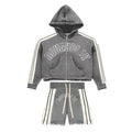 - ROUGPLAY STRIPE SET (GREY)
