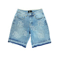 - mixed emotions - ME Rhinestone Denim Shorts