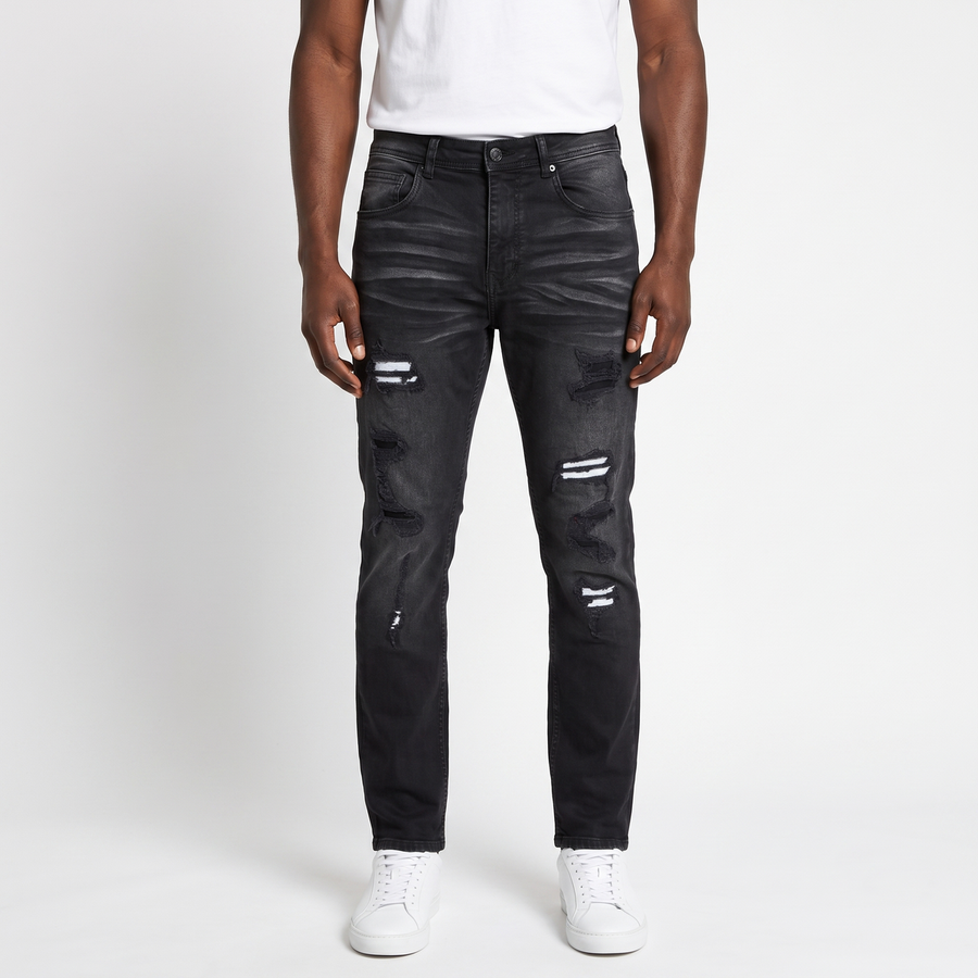 Color Backing Jeans white