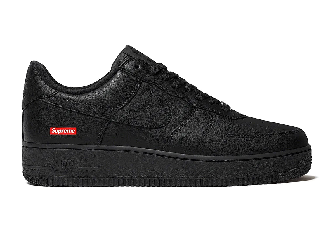- NIKE AIR FORCE 1 - SUPREME BLACK 🖤