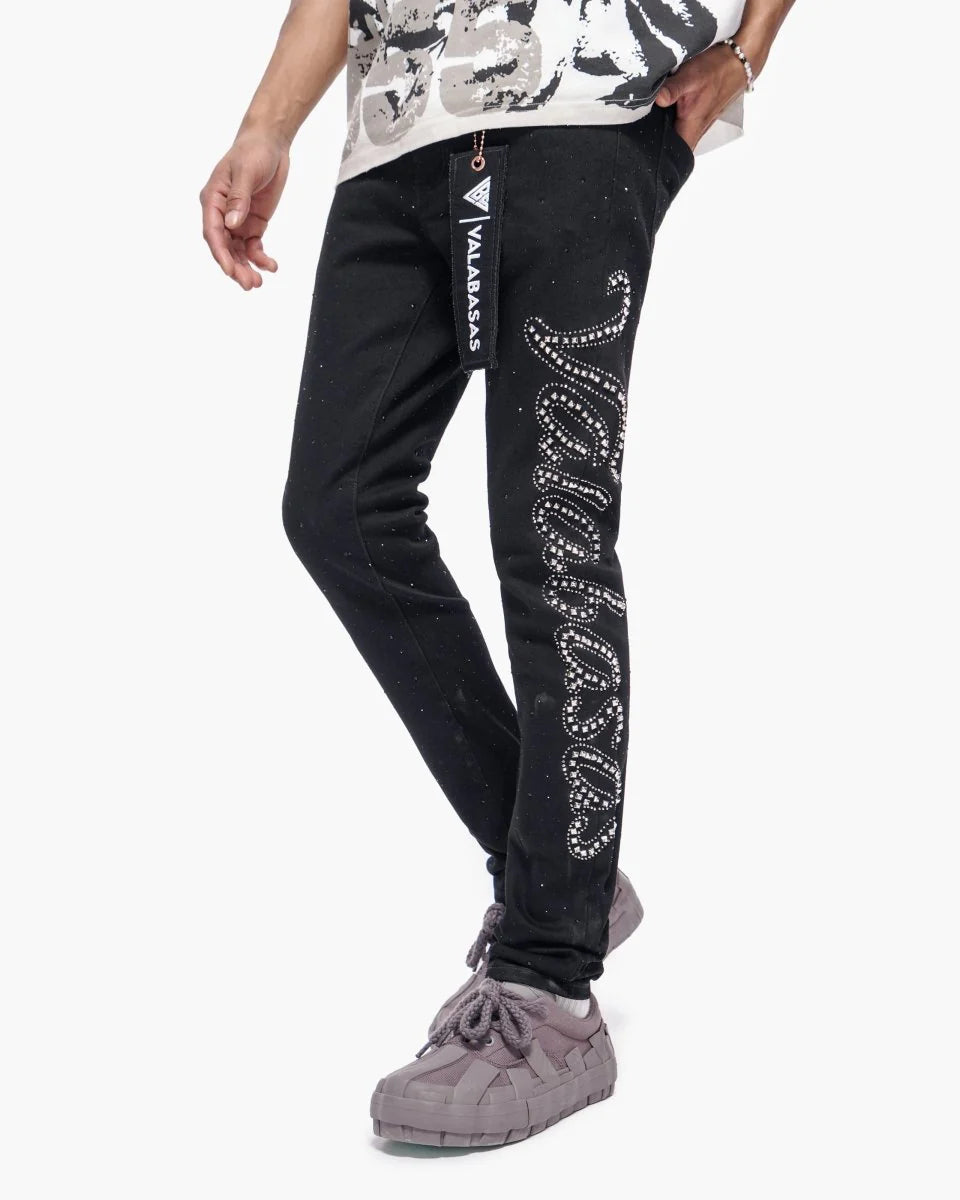 - VALABASAS JEANS (Jet Black Skinny)