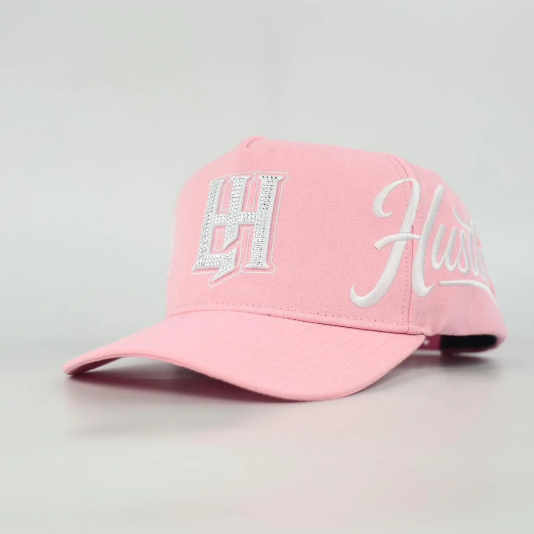 - LIFE HUSTLERS CAPS - PINK & WHITE 🩷🤍