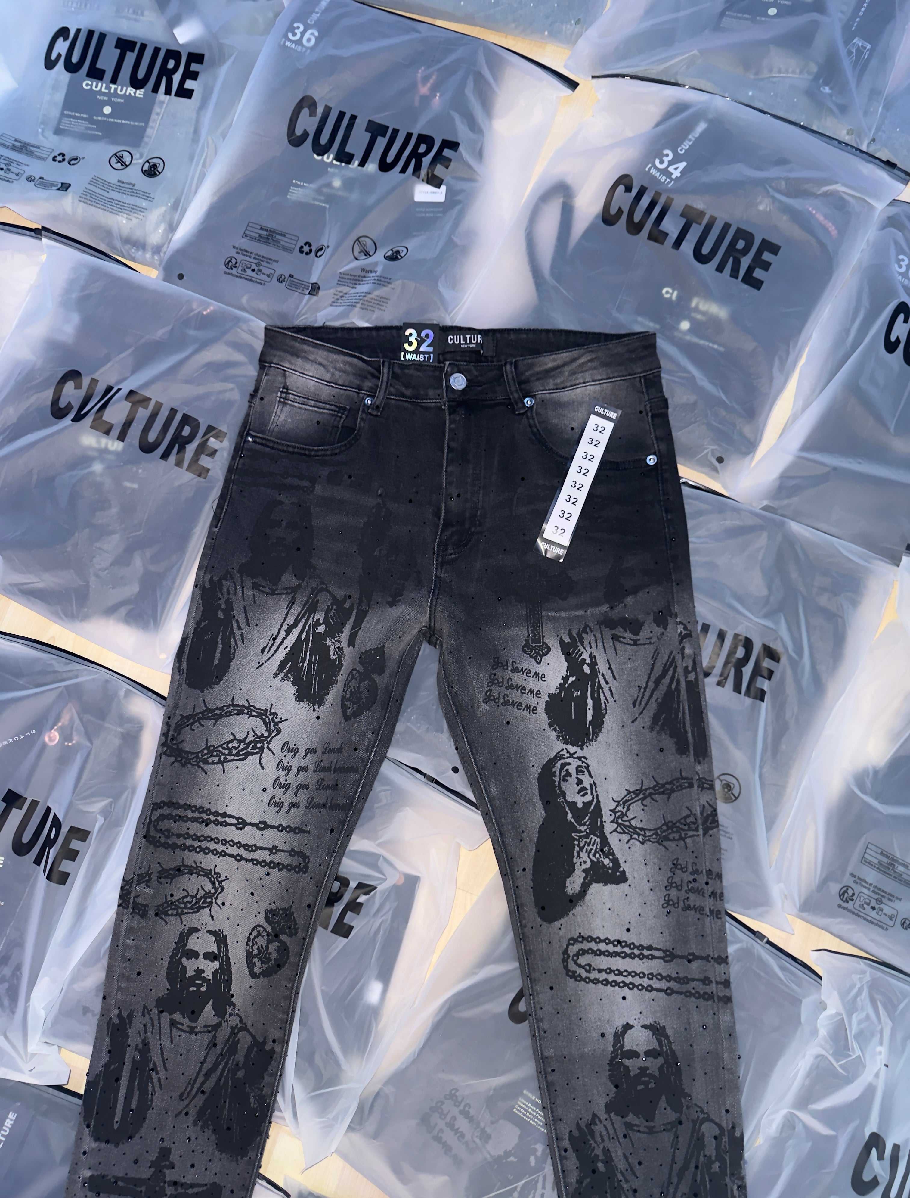 - CULTURE JEANS - VVS DIAMOND 💎