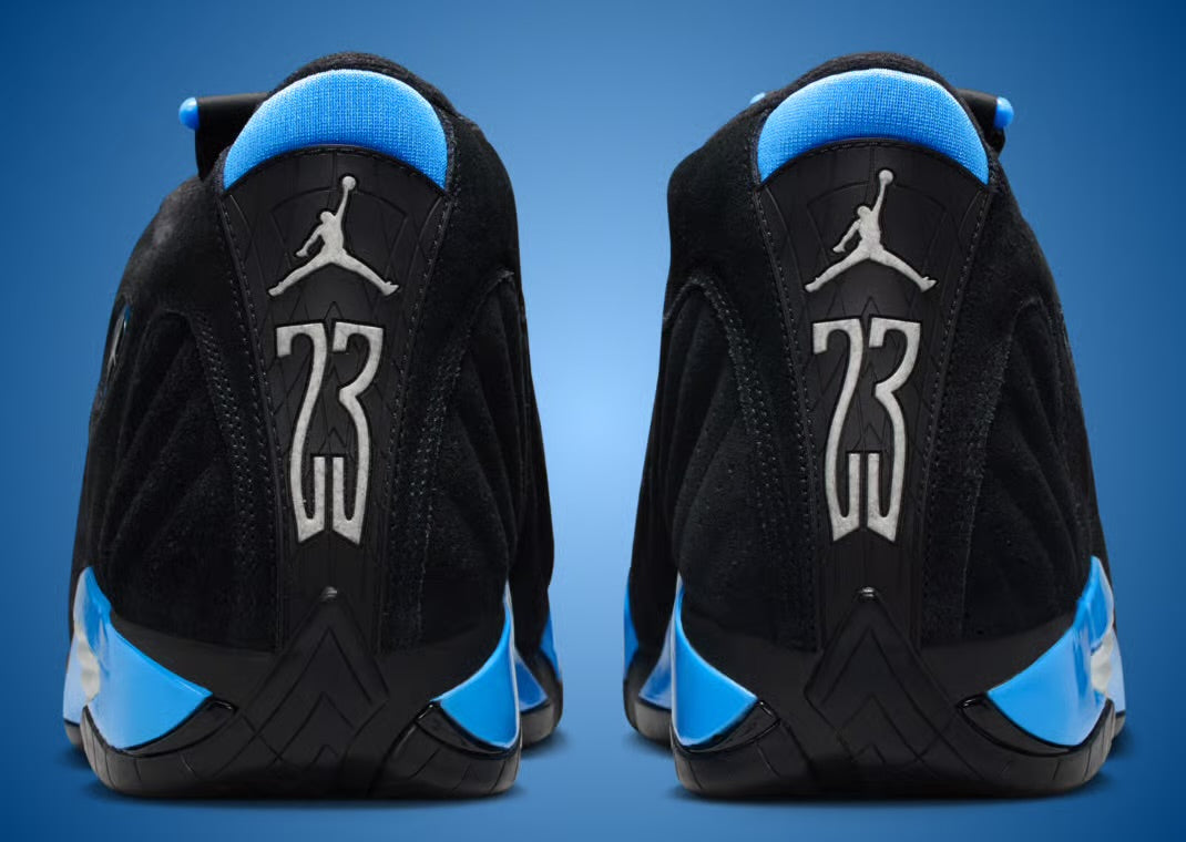 JORDAN 14 RETRO - BLACK UNIVERSITY BLUE 💙🥶
