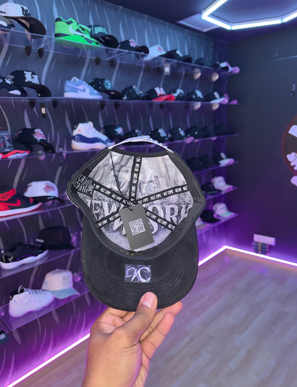 - VQZ CAPS “YANKEE SPIDER BLACK 🕷️