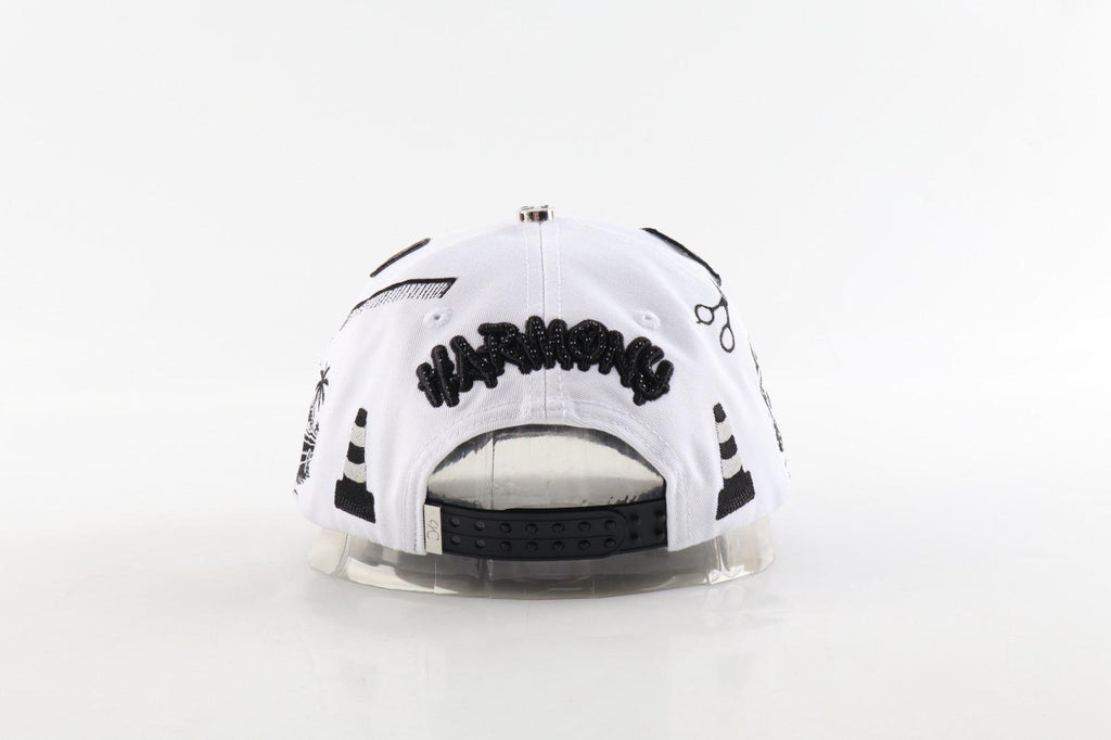 - HARMONY HAT X VQZ CAPS WHITE