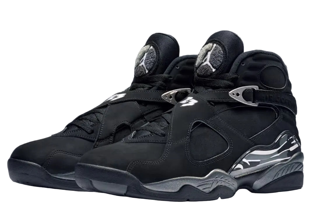 - JORDAN 8 RETRO - BLACK CHROME