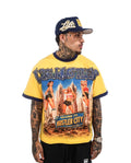- LH HUSTLERS CITY YELLOW TEE