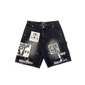 - MIXED EMOTIONS - DENIM SHORTS BLACK IA ✔️