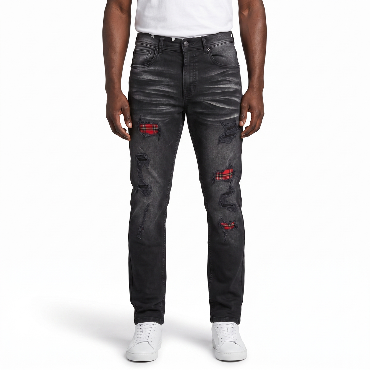 Color Backing Jeans red