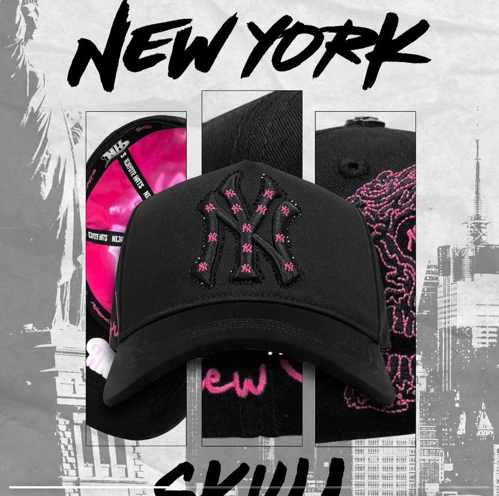 NY Rose Black Skull