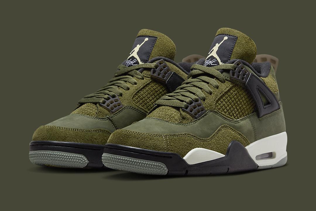 - JORDAN 4 RETRO SE - CRAFT MEDIUM OLIVE 🫒