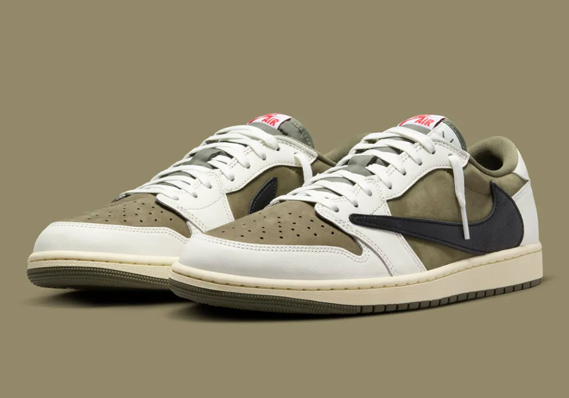 - JORDAN 1 RETRO LOW OG SP TRAVIS SCOTT MEDIUM OLIVE 🫒