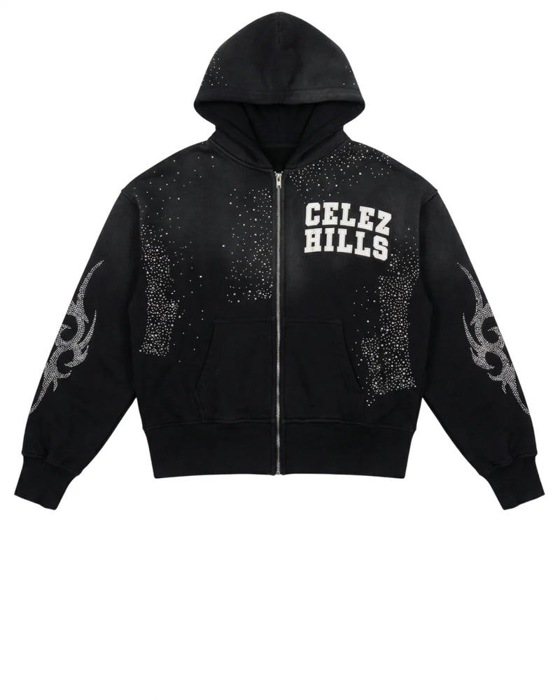 - CELEZ HILLS - HOODIE BLACK