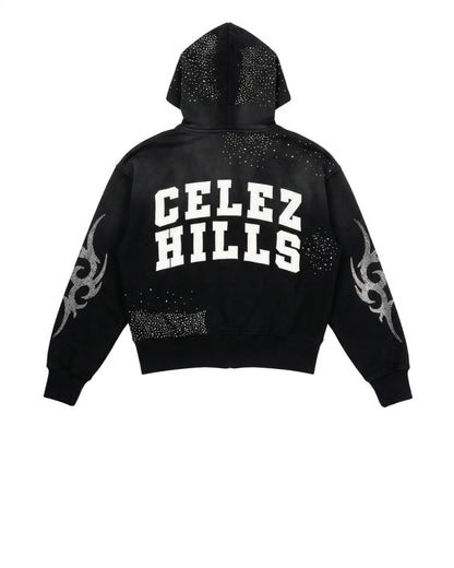- CELEZ HILLS - HOODIE BLACK