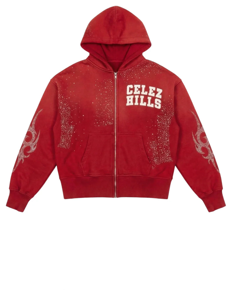 - CELEZ HILLS - HOODIE RED
