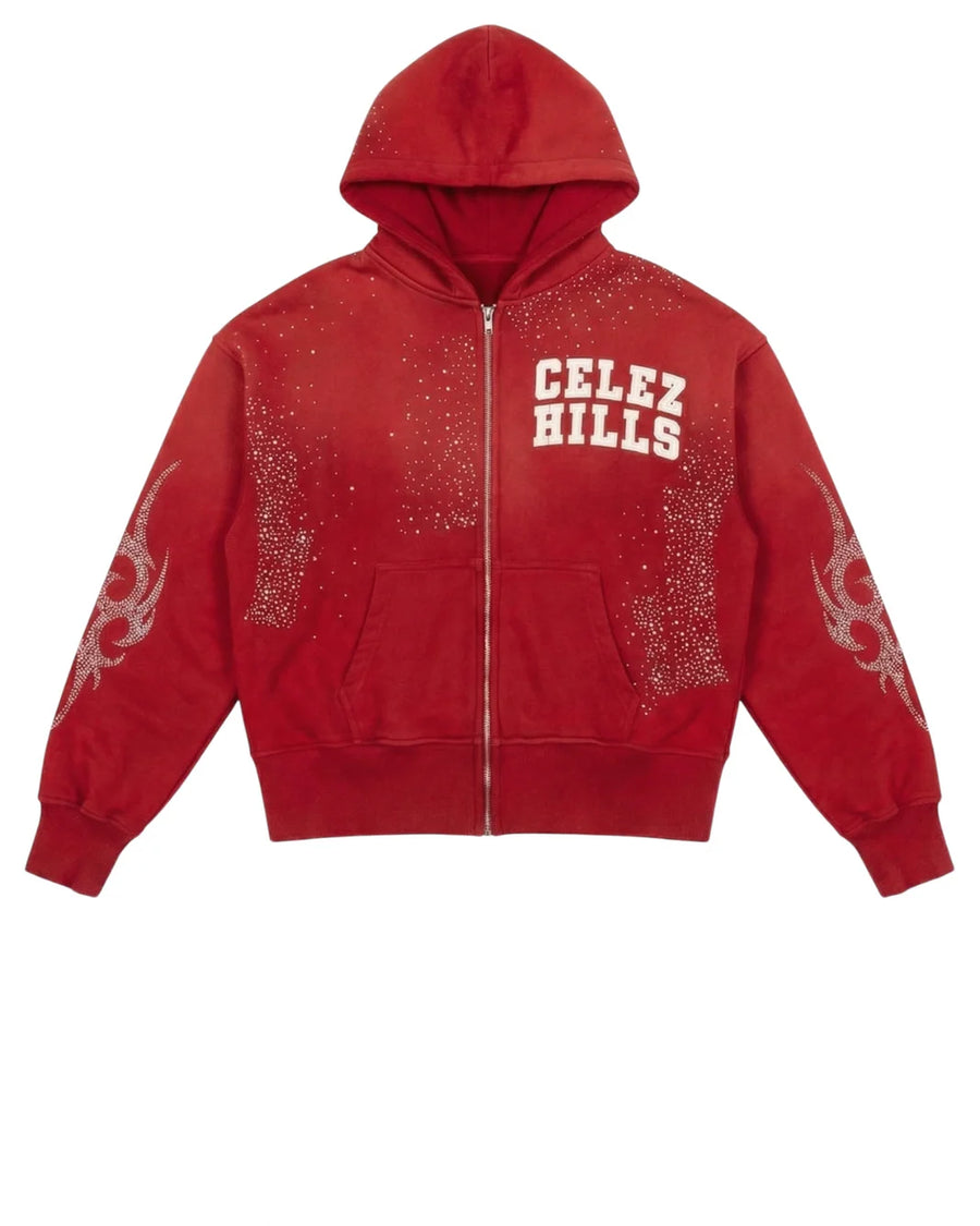 - CELEZ HILLS - HOODIE RED