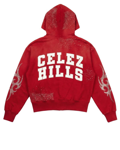 - CELEZ HILLS - HOODIE RED
