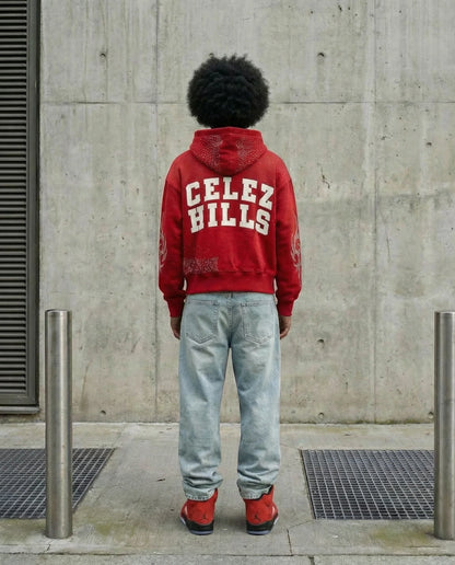 - CELEZ HILLS - HOODIE RED
