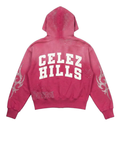 - CELEZ HILLS - HOODIE PINK